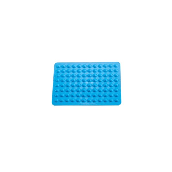 Simport Amplate Mat, 96-Well, Blue, PK 5