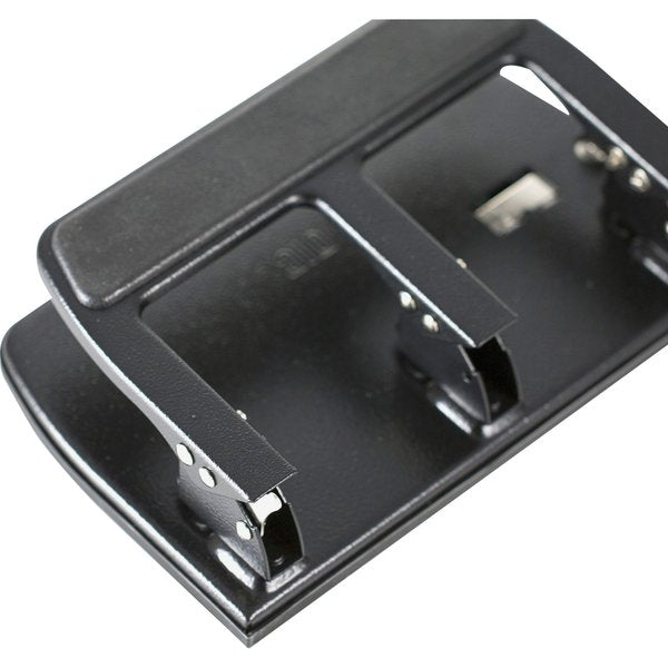 Heavy Duty Paper Punch, Three Hole, Blk