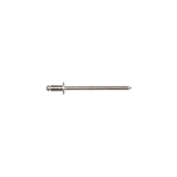 Blind Rivet, Dome Head, 1/8 in Dia., 15/64 in L, Aluminum Body