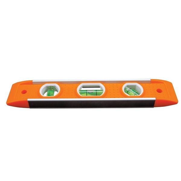 Torpedo Level, 3 Vial, 9-Inch