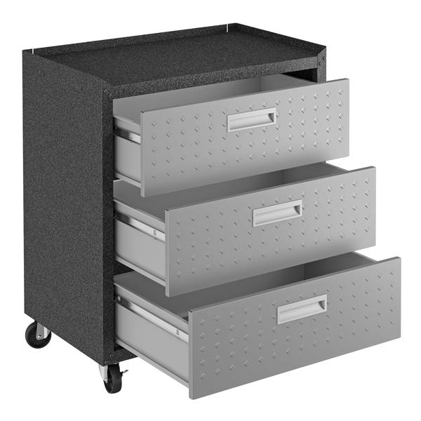 Fortress 3-Piece Mobile Steel Garage Cab