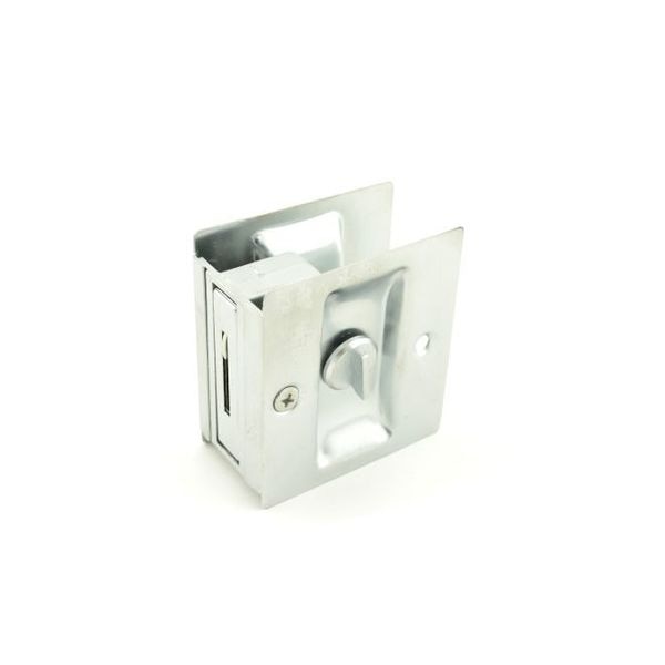 Privacy Pocket Door Lock Square Cutout for 1-3/8