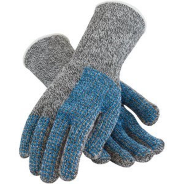 Cut Resistant Coated Gloves, A6 Cut Level, PVC, L, 1 PR