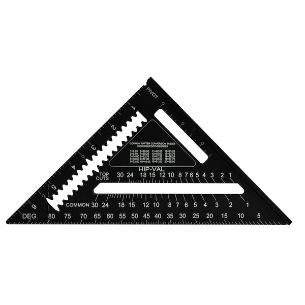 Rafter Square, Aluminum, 7 In