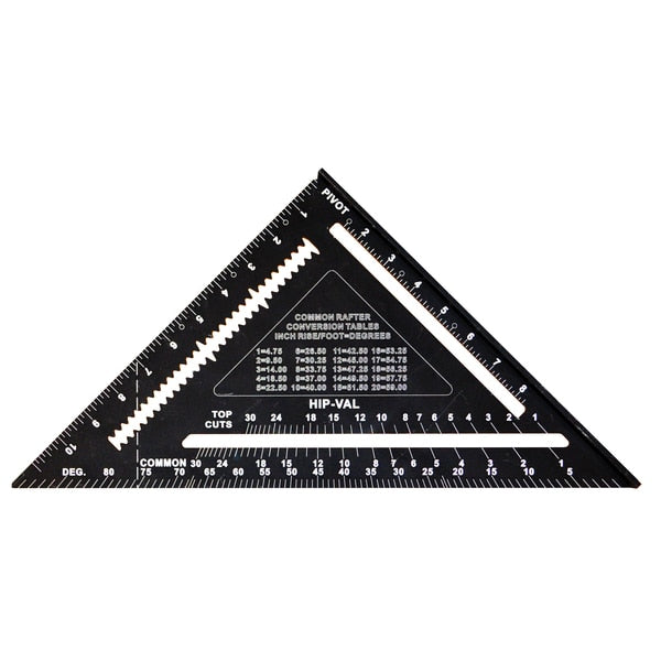 Rafter Square, Aluminum, 12 in.