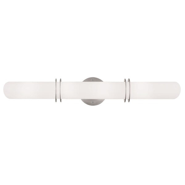 Pelham 4 Light Brushed Nickel Bath Vanit