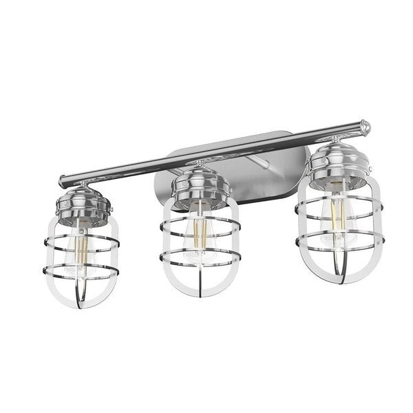 Wall Mount-Vanity, Chrome, 120 V, UL Lis