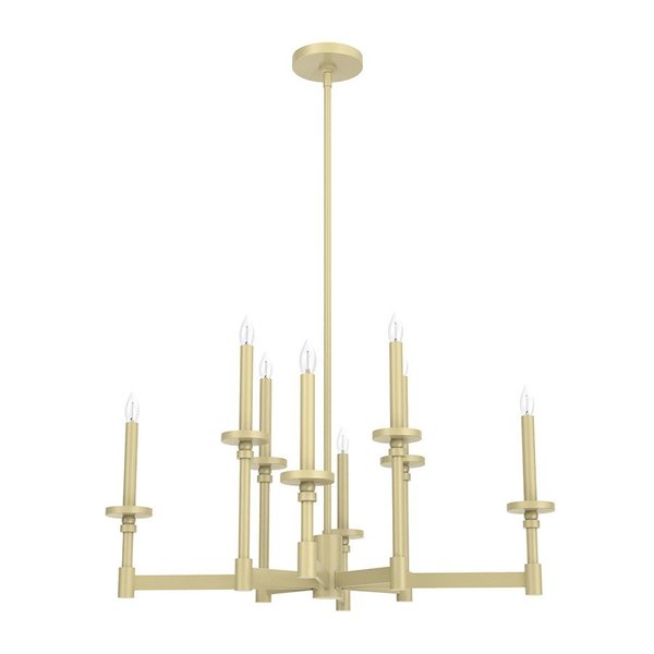 Downrod Light, Modern Brass, 120 V, UL L