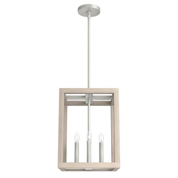 Downrod Light, Brushed Nickel, 120 V, UL