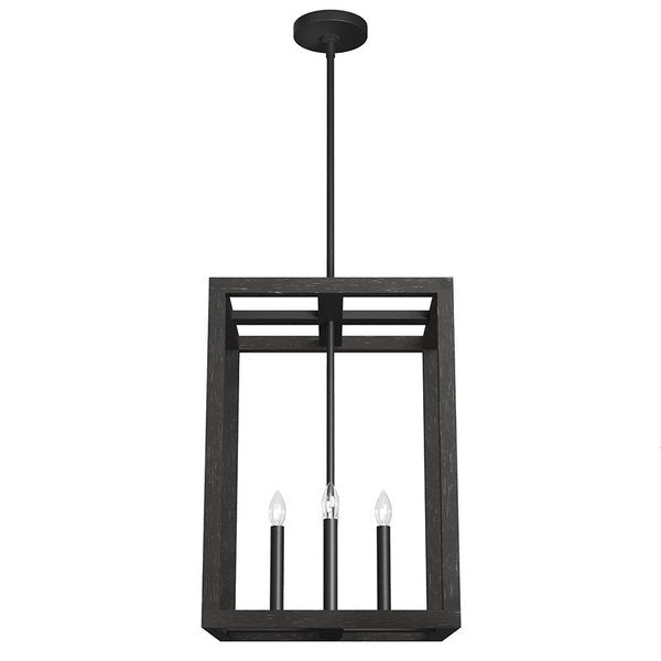Downrod Light, Matte Black, 120 V, UL Li