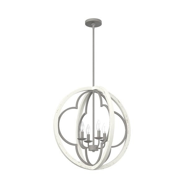 Downrod Light, Painted Concrete, 120 V,