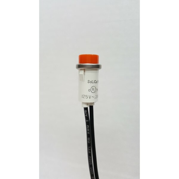 Indicator Light, Amber, 125V