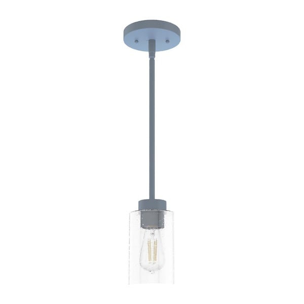 Downrod Light, Indigo Blue, 120 V, UL Li