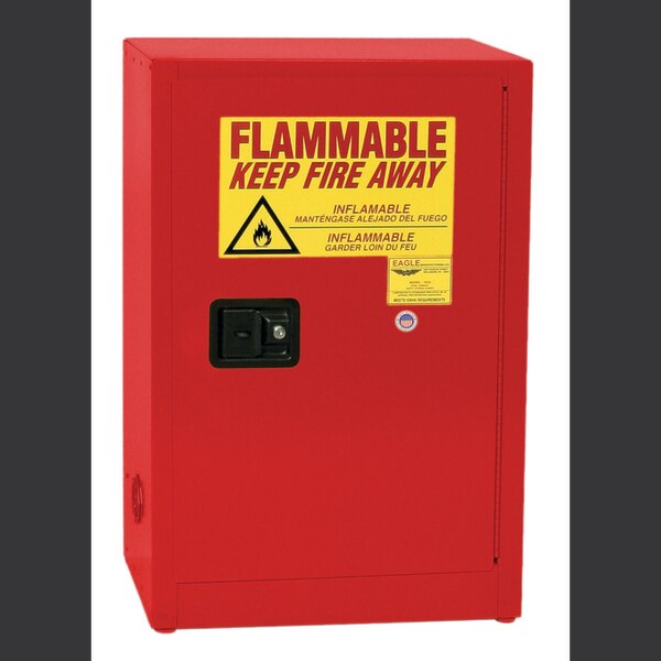 Flammable Liquid Safety Cabinet, Red