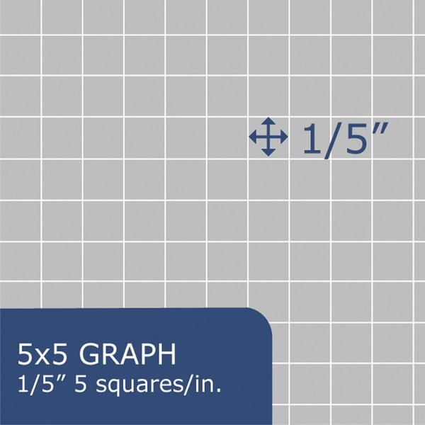Case of Whitelines Engineering Graph Ruled Pads, Gray Paper, 11