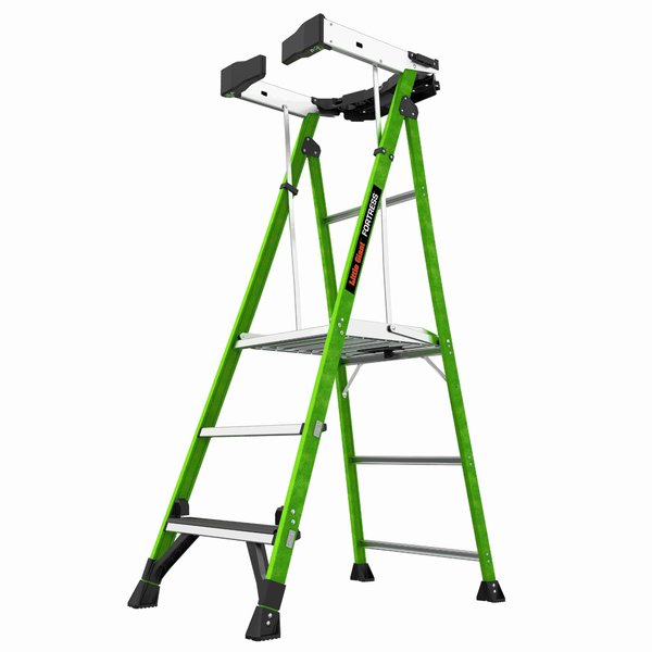 Platform Stepladder, 375 lb Cap., 3 ft H