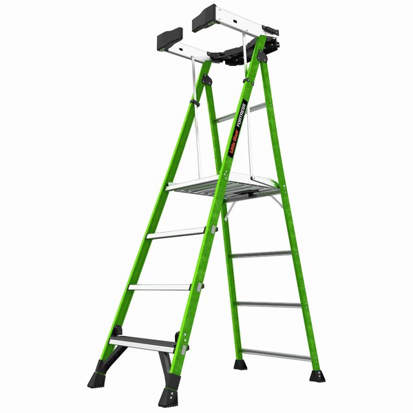 Platform Stepladder, 375 lb Cap., 4 ft H
