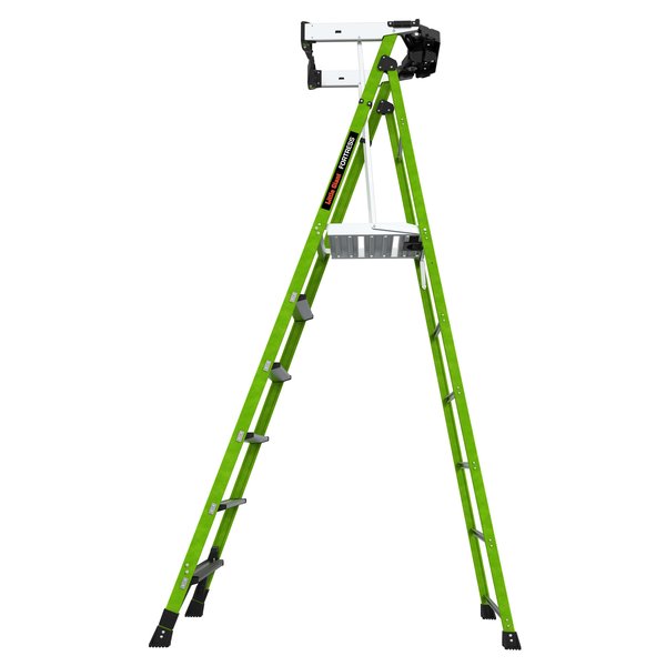 Platform Stepladder, 375 lb Cap., 6 ft H