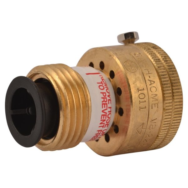 Vacuum Breaker, 3/4in., GHT, Brass, 2in. H