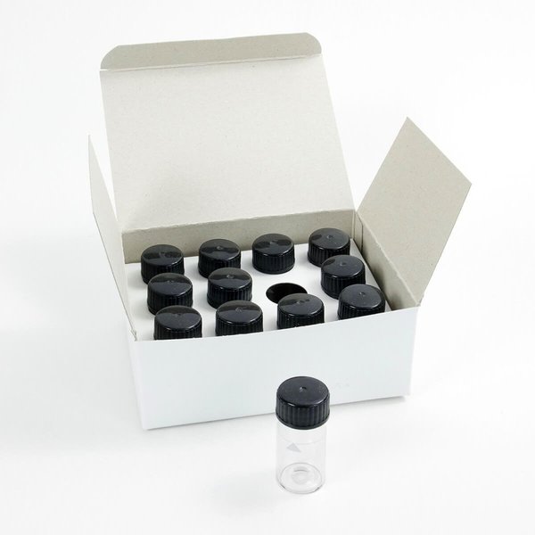 Sample Cells w/ Black Lids, PK12