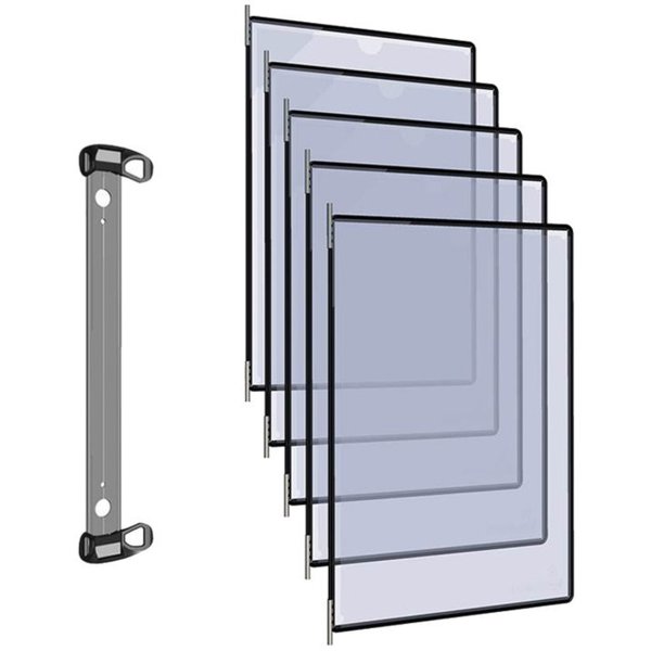 T-Pro Magnetic Wall Unit, 5 Pockets, Blk