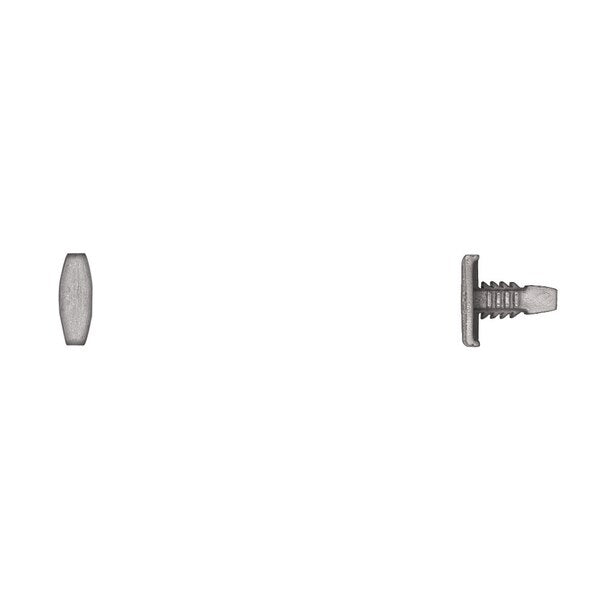 Blk Nyln Weatherstrip Ret 4.5mm Hole Size 12mm Stem PK50