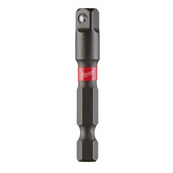 SHOCKWAVE Impact Hex Shank Socket Adapter Set, 1/4 in Drive, Black Oxide, 3-Piece