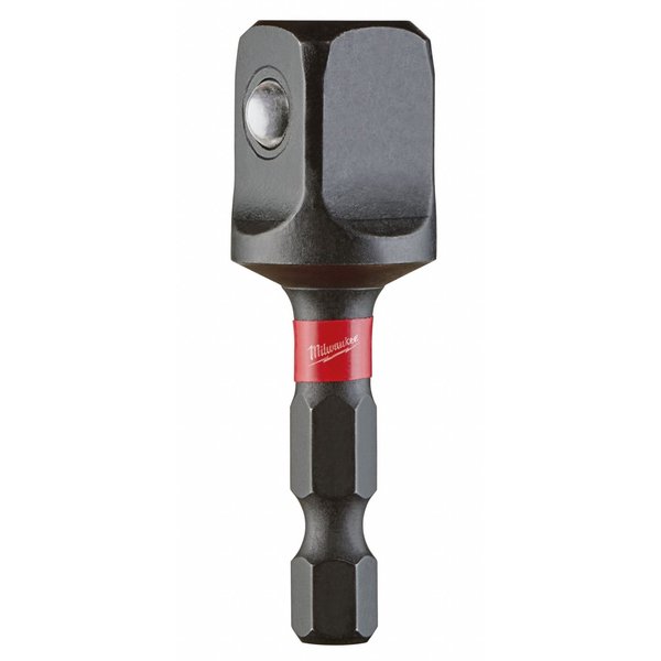SHOCKWAVE Impact Hex Shank Socket Adapter Set, 1/4 in Drive, Black Oxide, 3-Piece