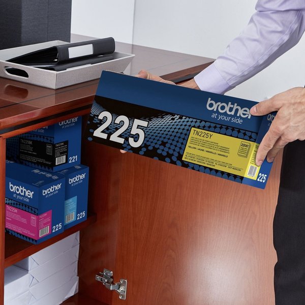 Toner For TN225Y, Yellow, 2.2K Pages