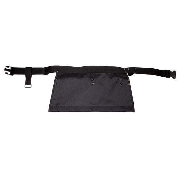 Black Ballistic Polyester Tool Belt, 6 Pockets