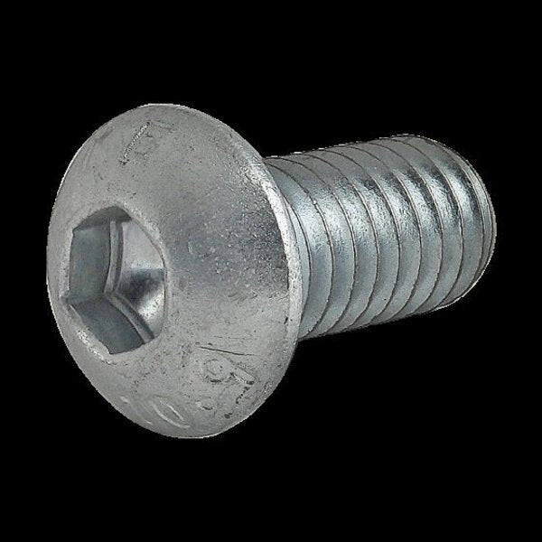 M6-1.00 Socket Head Cap Screw, Zinc Plated Steel, 12 mm Length