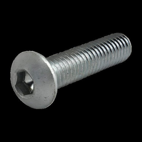 M6-1.00 Socket Head Cap Screw, Zinc Plated Steel, 25 mm Length