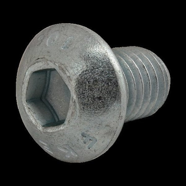 M8-1.25 Socket Head Cap Screw, Zinc Plated Steel, 12 mm Length