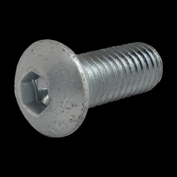 M8-1.25 Socket Head Cap Screw, Zinc Plated Steel, 20 mm Length
