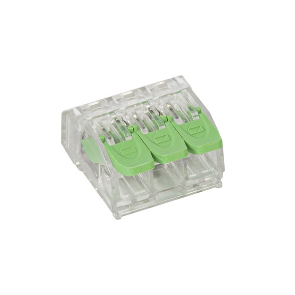 Three Port LeverGard Lever Wire Con, PK 5