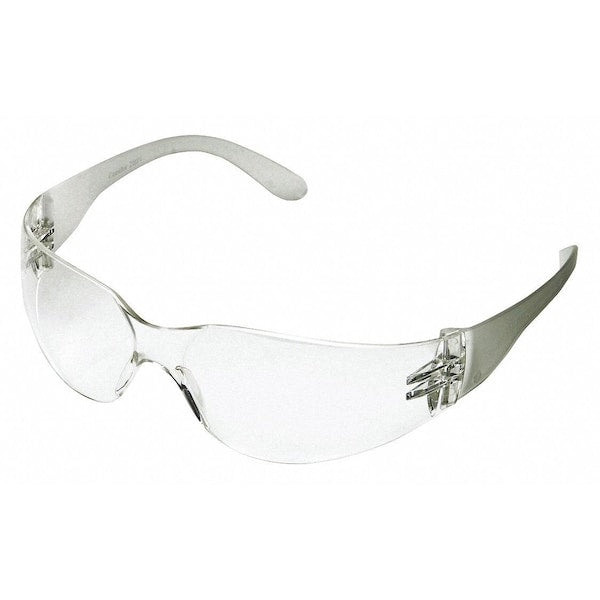 Safety Glasses, Condor V, Anti-Fog, Anti-Scratch, Anti-Static, Frameless, Clear Arm, Clear Lens