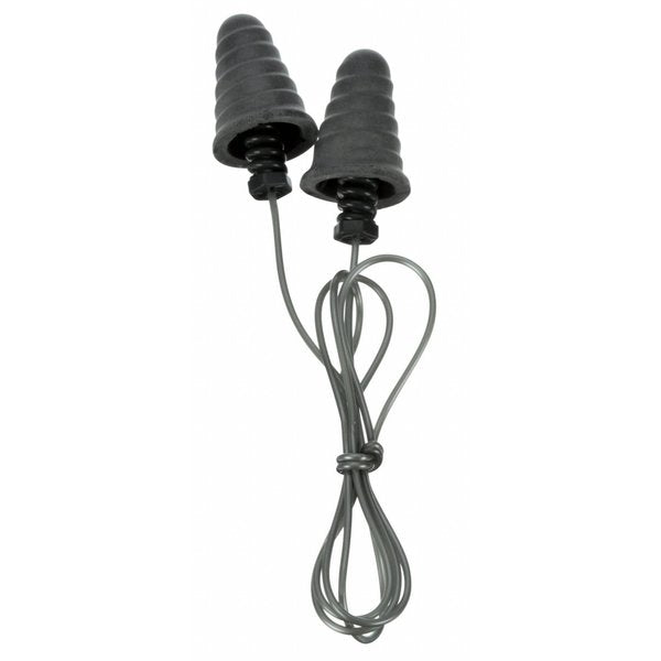 E-A-R Skull Screws, Reusable Corded Earplugs, Cone Shape, Silver, 32 dB NRR, Med, 120 Pairs/Box