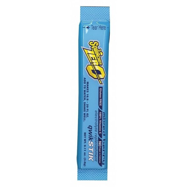 Quick Stiks, Sugar Free Drink Mix Powder, 20 oz Yield per 11 oz Pack, Mixed Berry, 50 Packs