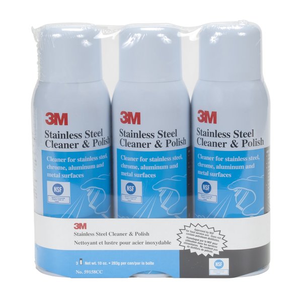 SS Cleaner-Polish 59158CC, 10oz Aero, PK12