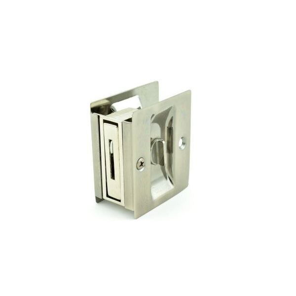 Privacy Pocket Door Lock Square Cutout for 1-3/8