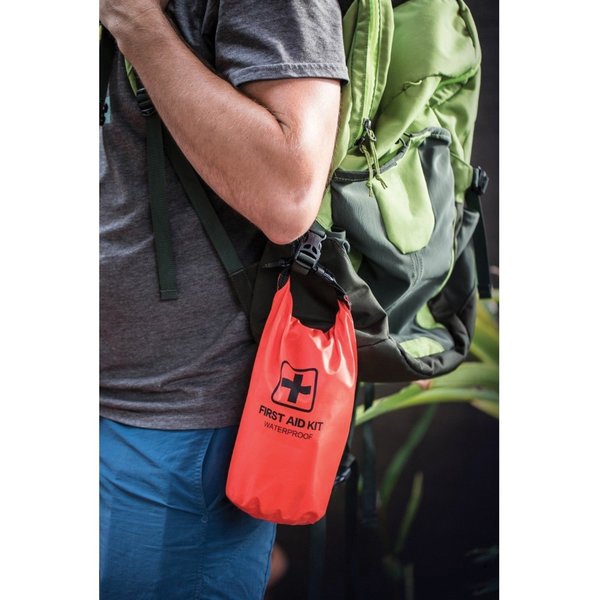 First Aid Survival Kit, Waterproof, 130 Pcs., 130 pcs.