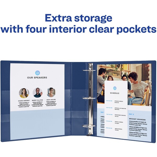 Heavy-Duty View Binder, 4