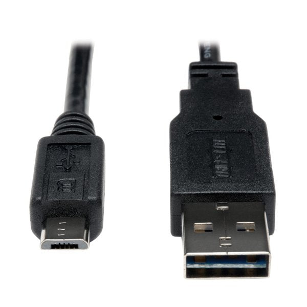 USB Reversible 2.0 Cable, 5Pin, 10pc, 1ft