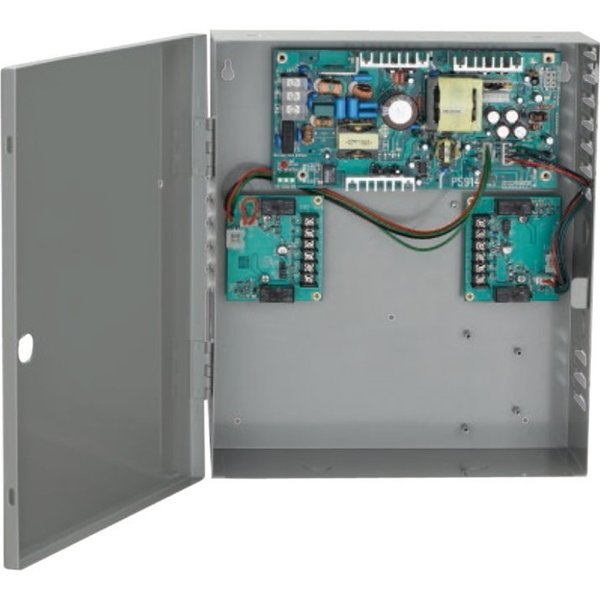 Power Supply, Hardwired, Steel, Output, 4A