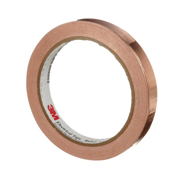 Foil Tape, 1/2 In. x 18 Yd., Copper, PK18