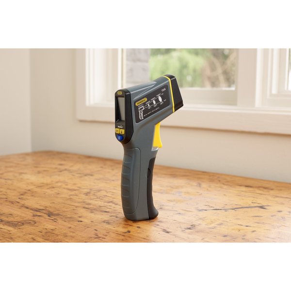 Infrared Thermometer, Backlit LCD, -40 Degrees  to 1076 Degrees F, Single Dot Laser Sighting