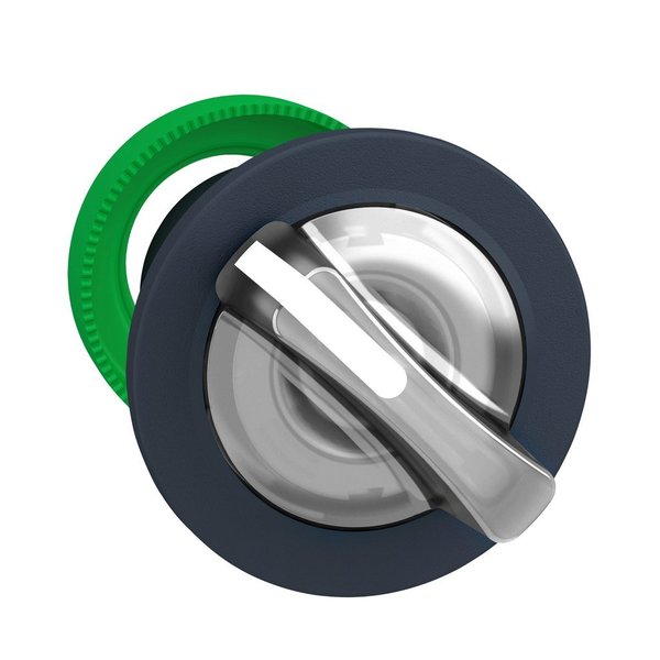 Flush mounted white illuminated selector