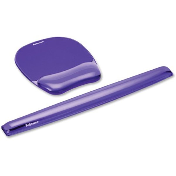 Mousepad w/Wrist Support, Purple