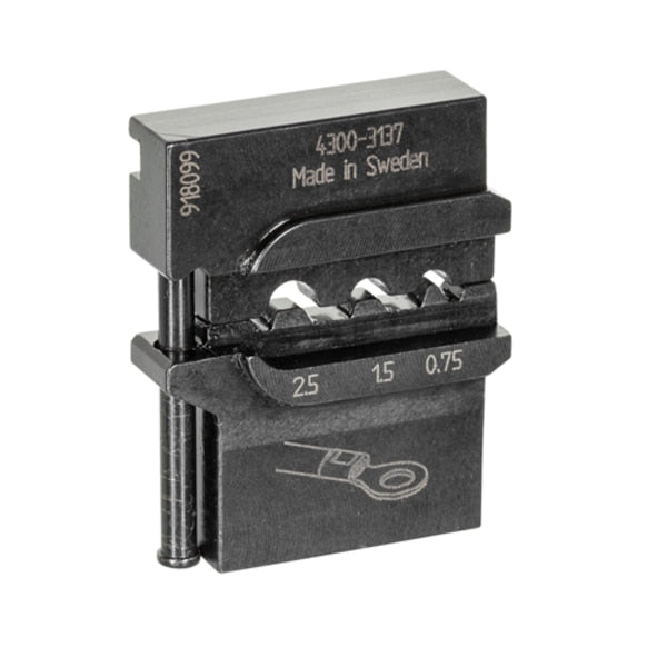 Module Insert, Non-Insulated Terminals, Capacity: 22 to 14 AWG, 12 to 10 AWG