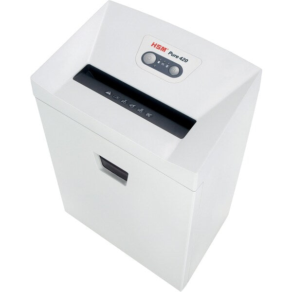 Paper Shredder, Strip-Cut, White, 9.2 gal.